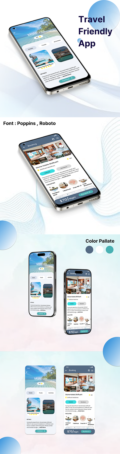 Travel Friendly App graphic design ui