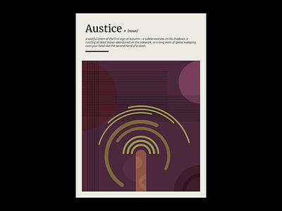 Austice - Word Graphic Representation figma graphic design