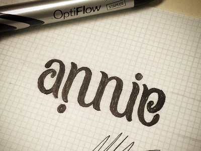 Ambigram ambigram graph paper hand drawn hand lettering lettering pen sketch type typography