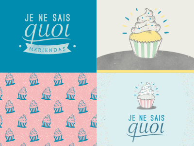 Branding / Concept brand branding concept cupcake design fun identity logo logotype pattern sweet