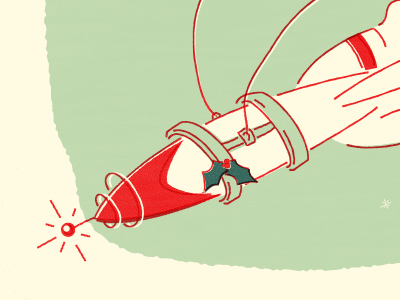 Santa Rocket Sleigh rocket santa sleigh