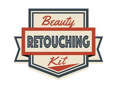 Beauty Retouching Kit Logo add on beauty logo photoshop retouching