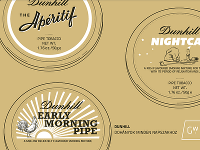 Gallwitz - work in progress apéritif cigar dunhill gold morning night pipe tobacco vector victorian vintage