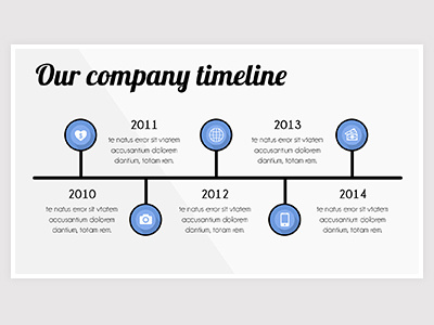 Presentation Template - Timeline presentation template timeline