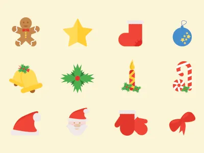 Christmas candy christmas icon santa