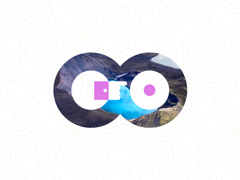 GO animation gif icon logo motion design travel