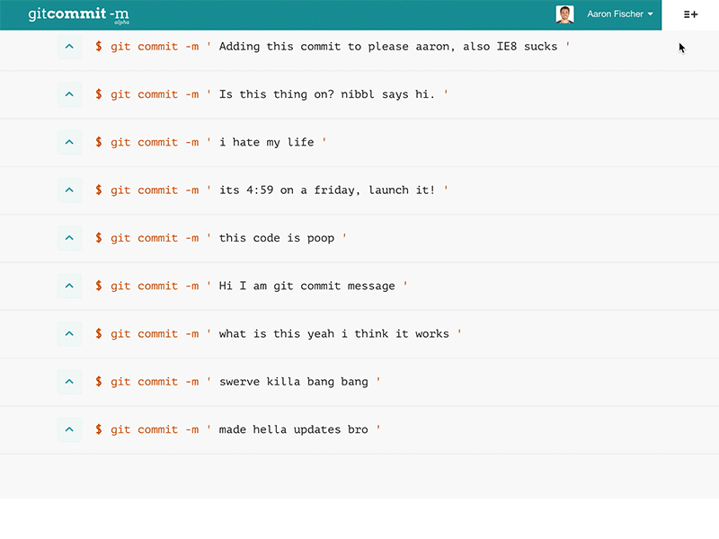 git commit -m git interaction meteor meteorjs ui web web app