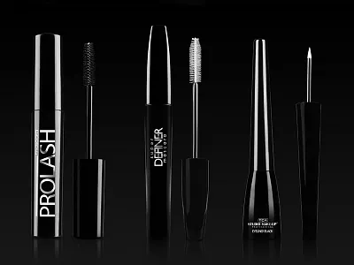 Cosmetic Products cosmetic eyeliner mascara realistic vector