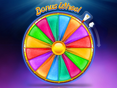 Bonus Wheel app bonus casino gaming interface lobby slots ui wheel