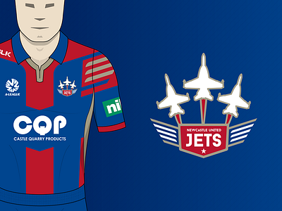 Newcastle Jets - Home football jersey kit logo soccer sport