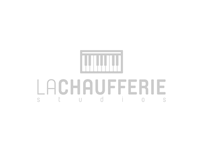 La Chaufferie Studios Logotype boiler chaufferie logo logotype music piano room studio synth vector