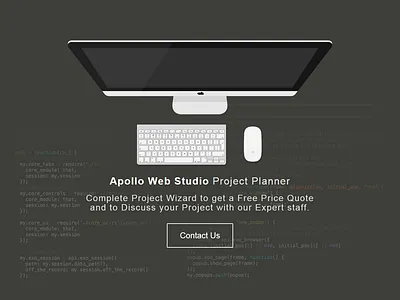 Apollo Web Studio Landing Page css html landing page