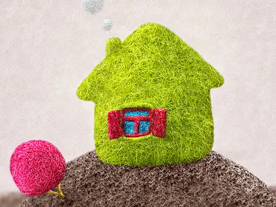 Way To Studio! design home illustration lithuania nature tree wool