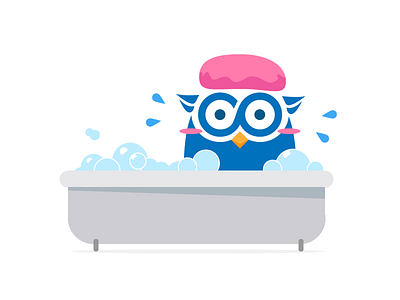 404 Icon flat owl web