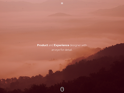 2015 Portfolio Preview header icons mobile first orange photography portfolio red typography ui web wip