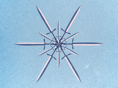 Illustrated Advent Day 05: Swordflake illustrated advent illustration snowflake sword