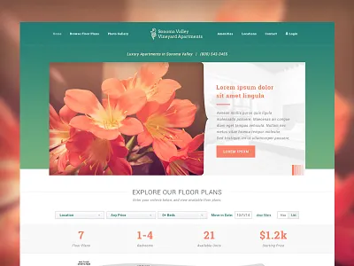 Modern Property Template real estate template