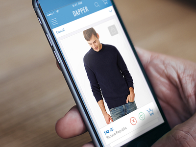 Dapper UI/UX Redesign app dapper interface ios redesign ui ux