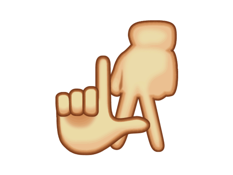 L.A. #RapMoji gif gradient hands icon la layers los angeles motion graphic process vector