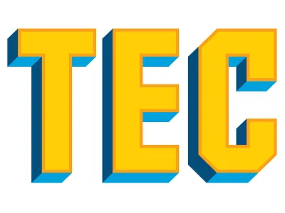 Dimensional Logo design dimensional lettering logo typography