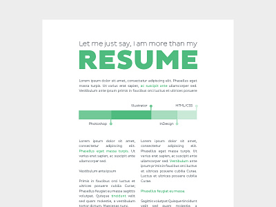 Resume alternative resume