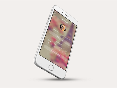 Profile page app mobile profile