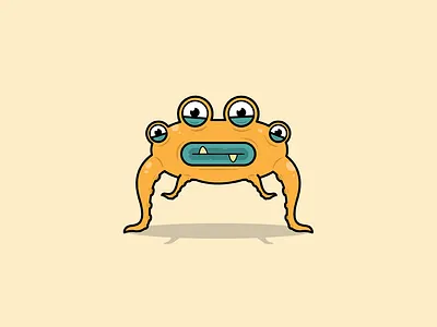 MONSTERS - 5 character funny illustration illustrator monster scary tentacles vector