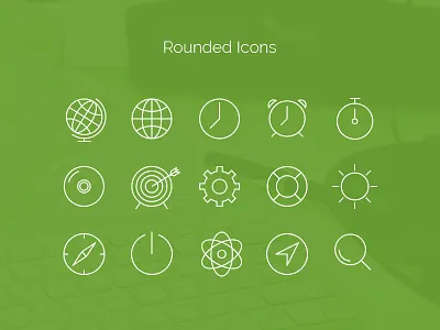 Rounded icons.. icons line line icon round stroke