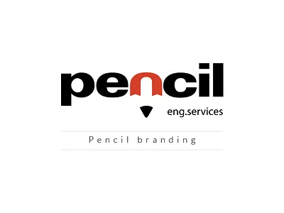 Pencil - logo design card design flyer identity logo design prints stationary