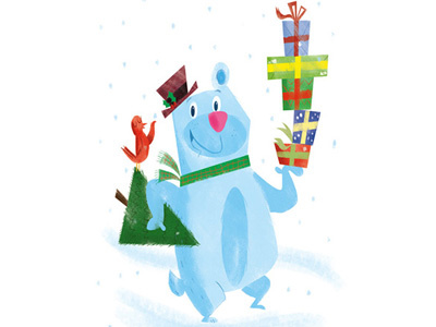 Gifts animal animals cartoon childrens book christmas holidays photoshop polar bear