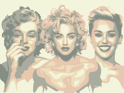 Monroe, Madonna, Miley