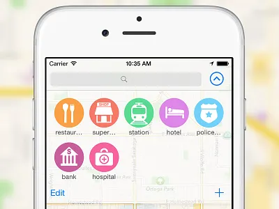 Quick Search bank icon pins quick search shortcut station