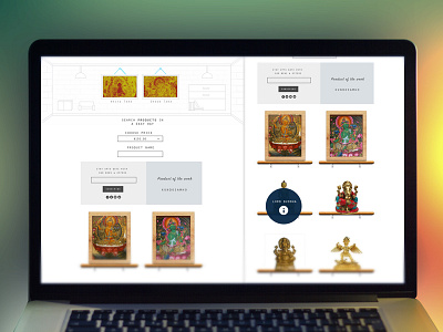 [Work in Progress] Thangka, Crafts Based e-Commerce design e commerce theme