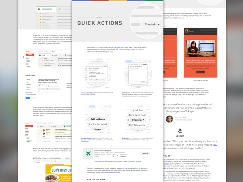 [Ebook] Keeping Tabs on Gmail ebook email email design flat gmail illustration litmus