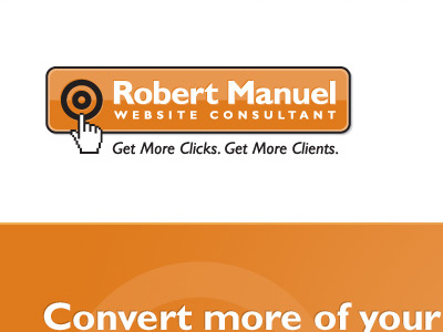 Robert Manuel Website Consultant Website banner design development header logo website