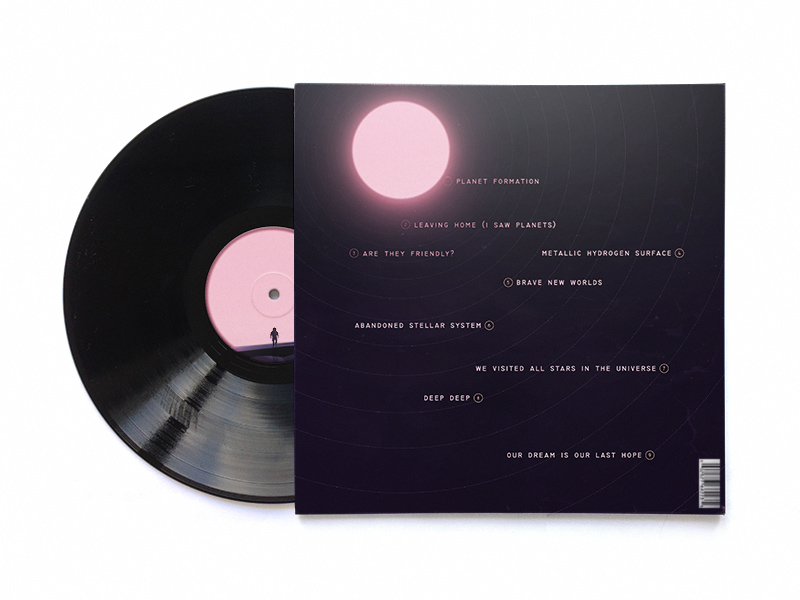 I Saw Planets Cover album cover illustration orbit planets space
