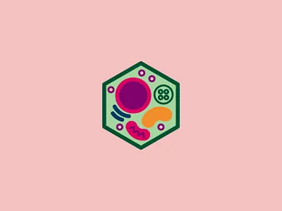 Cute lil Eukaryote 2d illustration vector