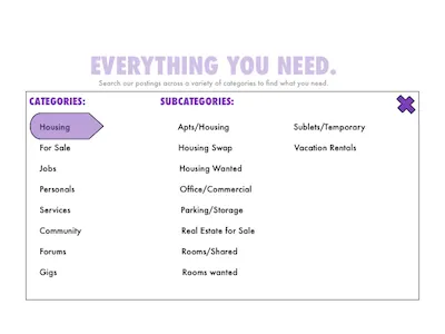 Craigslist Redesign (Part 2)- Filter Search craigslist design filter redesign search ui ux web design wireframe
