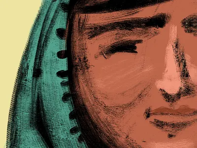 I'm Malala brush illustration malala nobel oil pakistan photoshop teen texture world