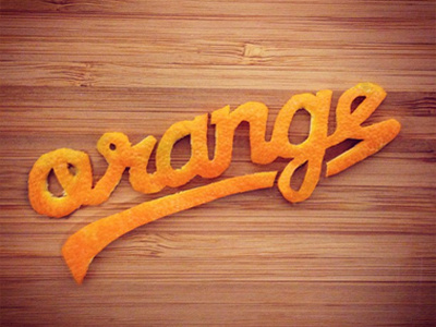 An orange that's orange is an orange.