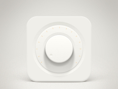 White design icon