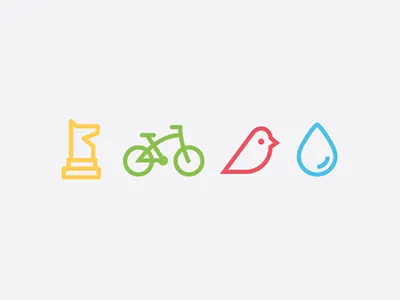 Goncharovskiy Park bicycle bike bird chess drop goncharovskiy park horse icons