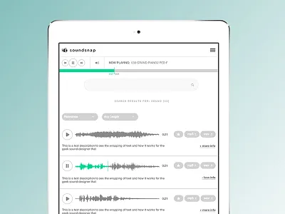 Sounds Page & Player for Pad effects music pad page player sounds