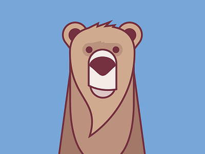 Woodland Creatures - Bear bear illustration