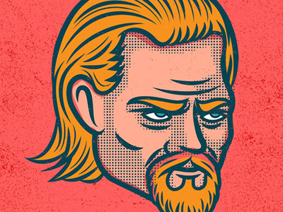 Jax Teller character design illustration jax samcro teller typography