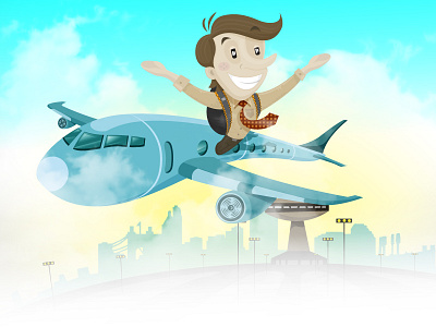 Credimillas dibujo ilustración tour viaje