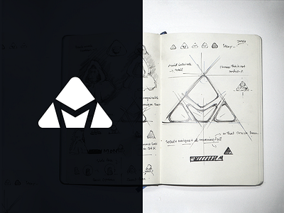 Blackmonk Branding version 2.0 black bnagalore branding drawing icon india logo sketch