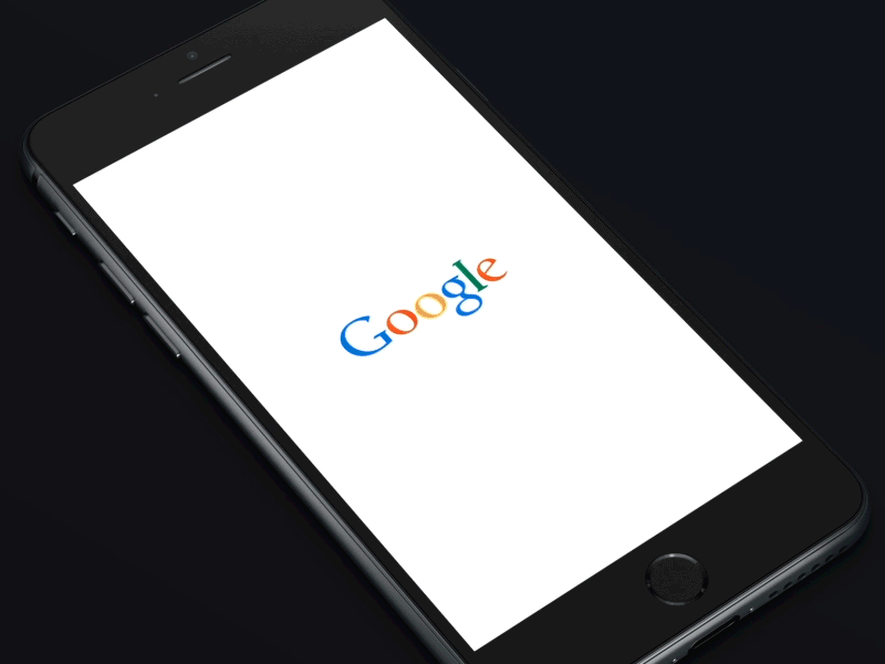 Onboarding Process for Google App on iOS animation googleapp