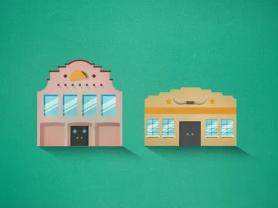 Restaurant illustration ontheborder tex mex