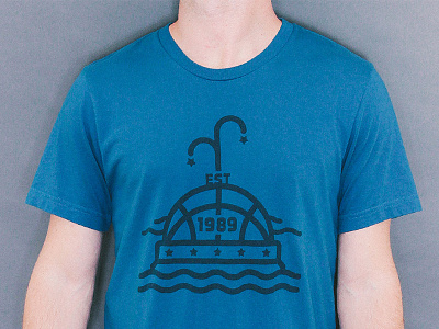 Est 1989 Tee basketball eola fountain magic orlando shirt tee water